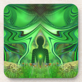 Porta-copo Heart Chakra - Símbolo de Mundos Ocultos