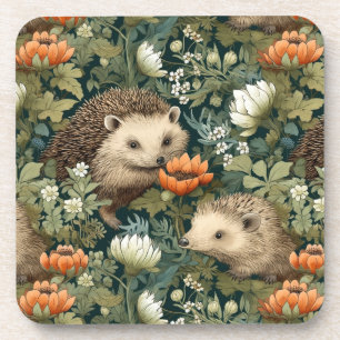 Porta-copo Hedgehogs em um Antigo Jardim Inglês