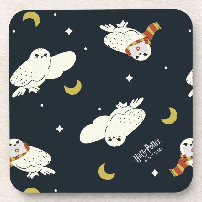 Porta-copo Hedwig Nighttime Moonlight Pattern (Frente)