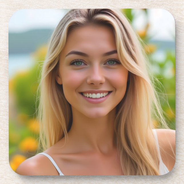 Porta-copo Helena's Island Glow: Plástico de Tranquilidade da (Frente)