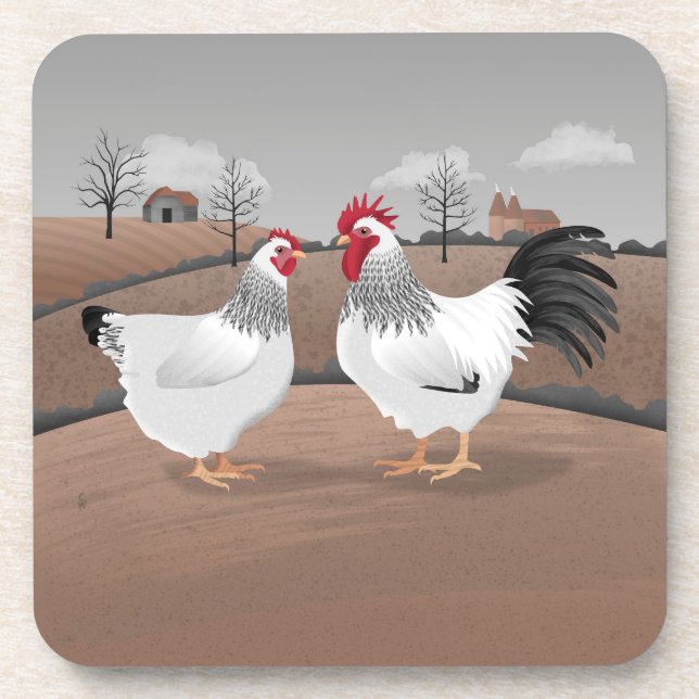 Porta-copo Hen & Rooster (Frente)