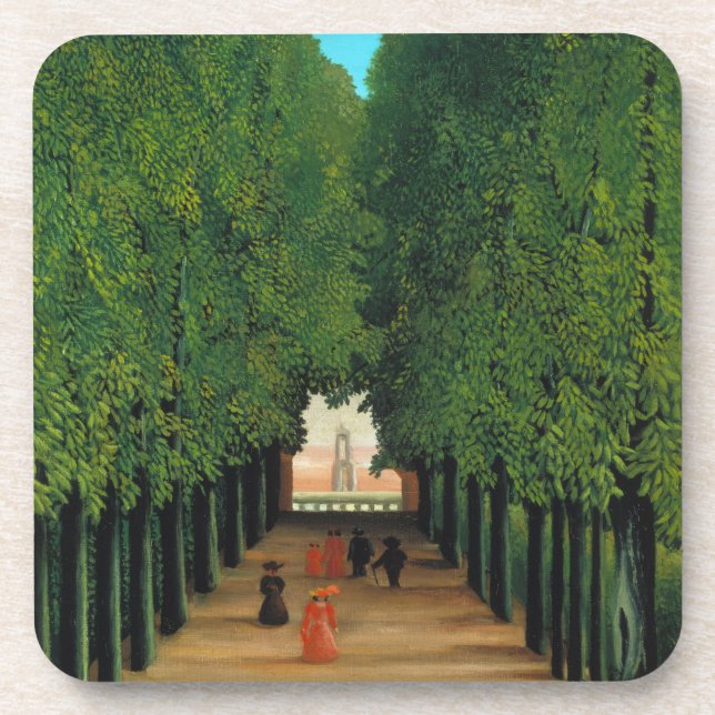 Porta-copo Henri Rousseau, Avenida no Parque na Nuvem Santo (Frente)