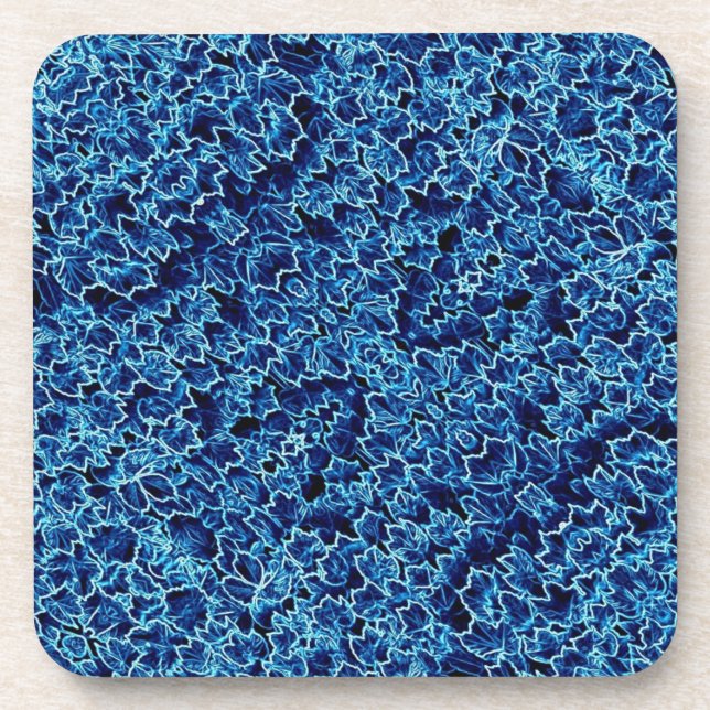 Porta-copo Hera Azul Geada (Frente)