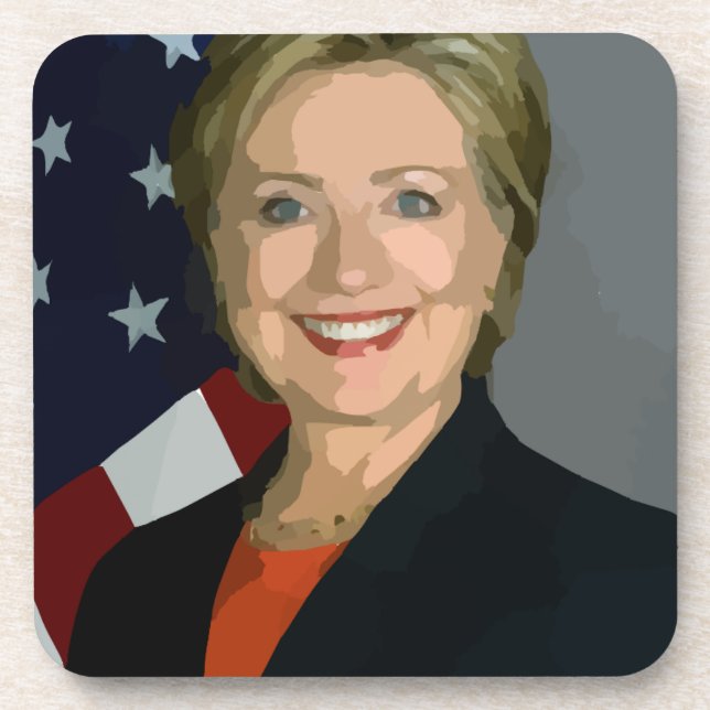 Porta-copo hillary clinton (Frente)