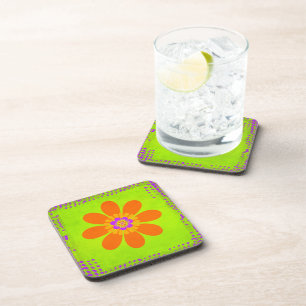 Porta-copo Hippie Flower
