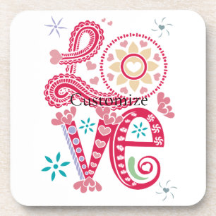 Porta-copo Hippie Groovy - Sinal de Amor Thunder_Cove