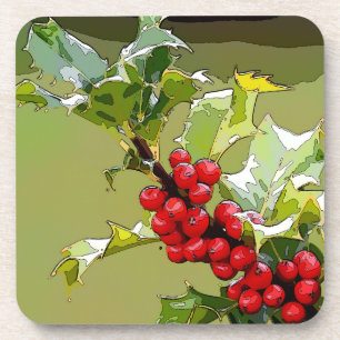 Porta-copo HollyBerries 005