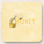Porta-copo Honey Beverage Coaster<br><div class="desc">🖤</div>
