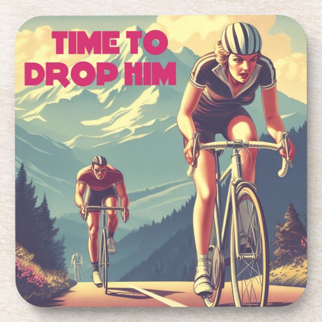 Porta-copo Hora De Deixá-Lo Ciclando (Frente)