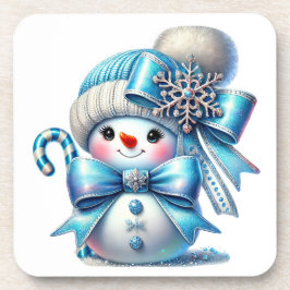 Porta-copo Hora de inverno do Blue Snowman