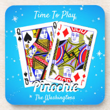 Hora divertida de jogar Pinochle  