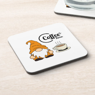 Porta-copo Hora do Café com Gnome em um