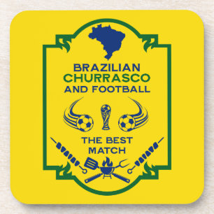 Porta-copo Hora do CHURRASCO do Churrasco brasileiro