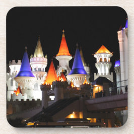 Porta-copo Hotel Castle Las Vegas Jogando Vegas Colorida