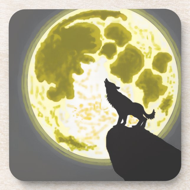 Porta-copo howling wolf (Frente)