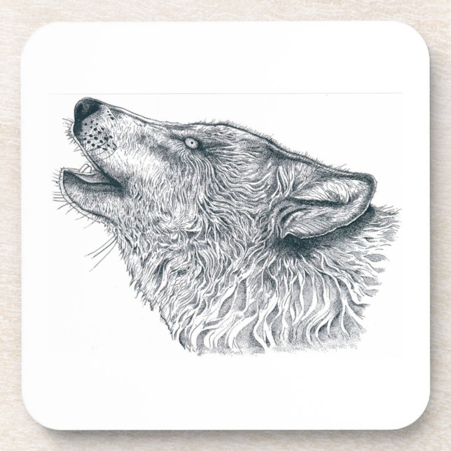 Porta-copo Howling Wolf (Frente)