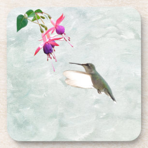 Porta-copo Hummingbird e Fuschia