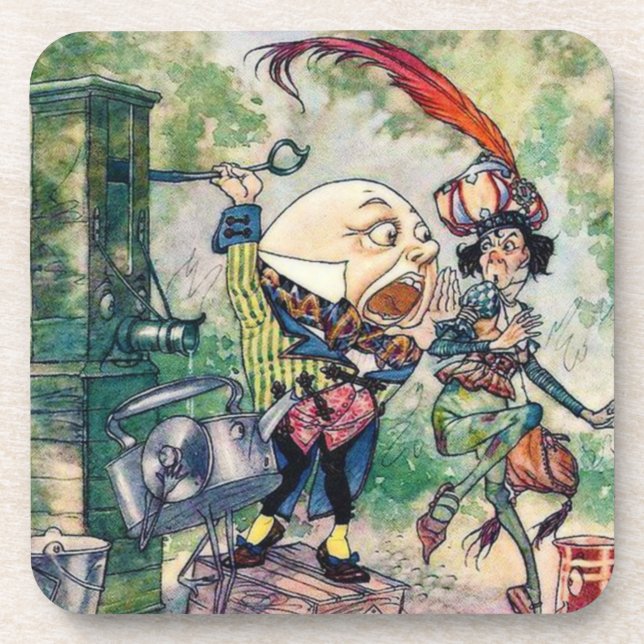 Porta-copo Humpty Dumpty em Wonderland (Frente)