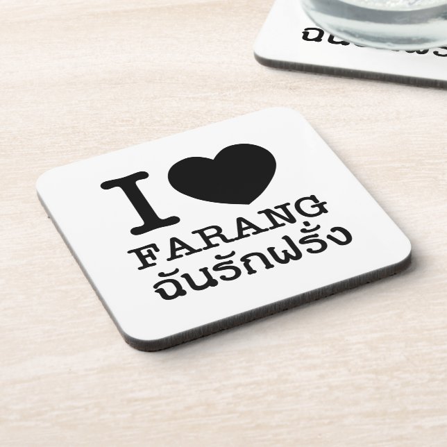 Porta-copo I Black Heart (Love) Farang (Left Side)