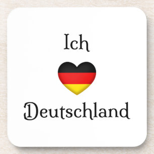Porta-copo "I heart Germany" German Pride World Traveler