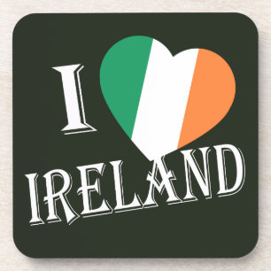 Porta-copo I Heartflag Ireland com o litoral