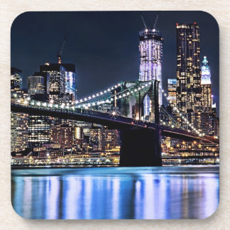 Porta-copo Ideia da reflexão da ponte de Brooklyn de New York