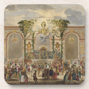 Porta-copo Ideia de perspectiva do interior da sala do th