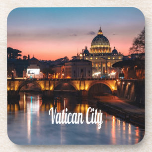 Porta-copo Igreja Católica Romana De Vaticano À Noite