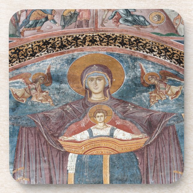 Porta-copo Igreja Ortodoxa Sérvia, e um local da UNESCO, 2 (Frente)