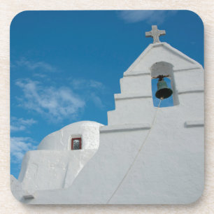 Porta-copo Igreja típica caiada de branco