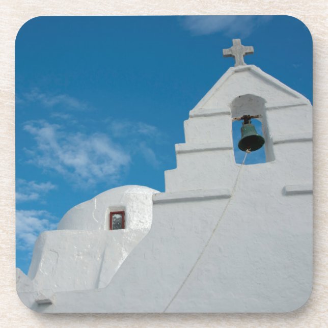 Porta-copo Igreja típica caiada de branco (Frente)