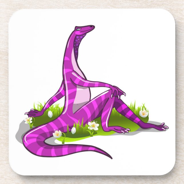 Porta-copo Iguanodon Mostrando Sua Beleza Natural. (Frente)