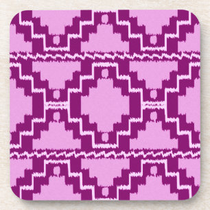 Porta-copo Ikat Aztec Pattern - Ametist Purple e Violet