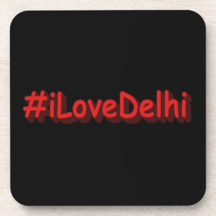 Porta-copo "#iLoveDelhi" Design. Comprar Agora
