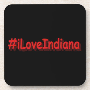 Porta-copo "#iLoveIndiana " Design bonito. Comprar Agora