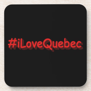 Porta-copo "#iLoveQuebec " Design bonito. Comprar Agora