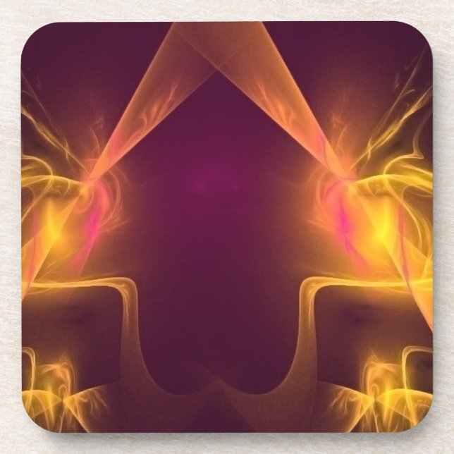 Porta-copo Iluminação Amarela Laranja e Vermelha (Frente)