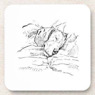 Porta-copo Ilustração de Amante de Cães Beagle 