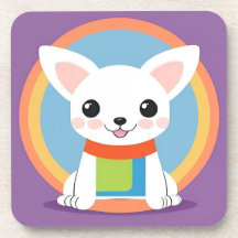 Ilustração de Cachorro de Desenho Animado Fofo