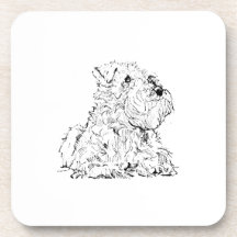 Ilustração de Cão Schnauzer Miniatura