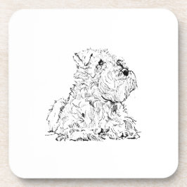 Porta-copo Ilustração de Cão Schnauzer Miniatura