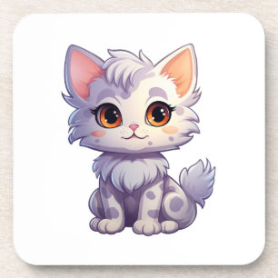 Porta-copo Ilustração de gato de desenho animado