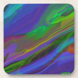 Porta-copo Ilustração de mármore abstrato Colorida Fofa