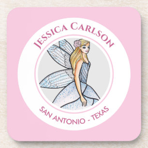 Porta-copo Ilustração de moda de vestido de pétalas de prince