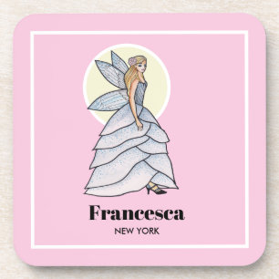 Porta-copo Ilustração de Moda de Vestido de Pétalas de Prince