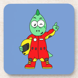 Porta-copo Ilustração De Um Condutor De Automóveis De Corrida