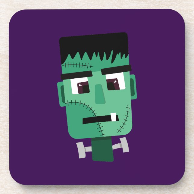 Porta-copo Ilustração do Monstro de Frankenstein (Frente)