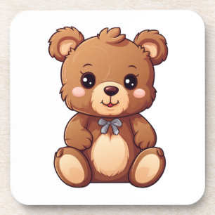 Porta-copo Ilustração do urso de desenho animado