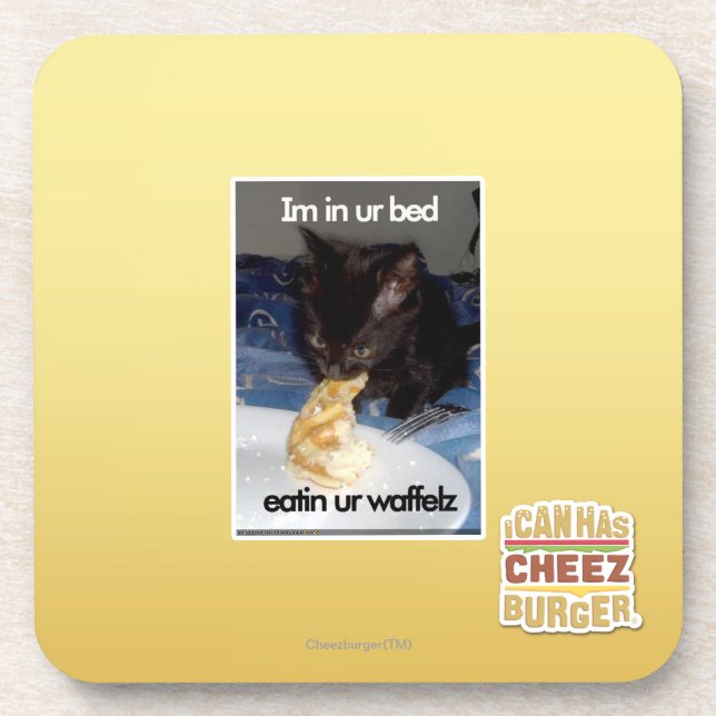 Porta-copo Im na cama do ur (Frente)