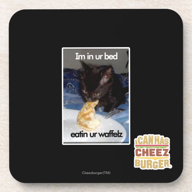 Porta-copo Im na cama do ur (Frente)